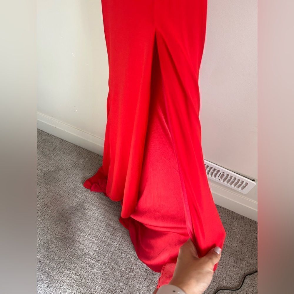 JJs House Red High Low Maxi Dress - Picture 4 of 12